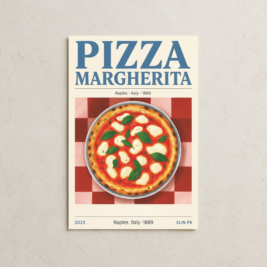 Pizza Margherita Posteri