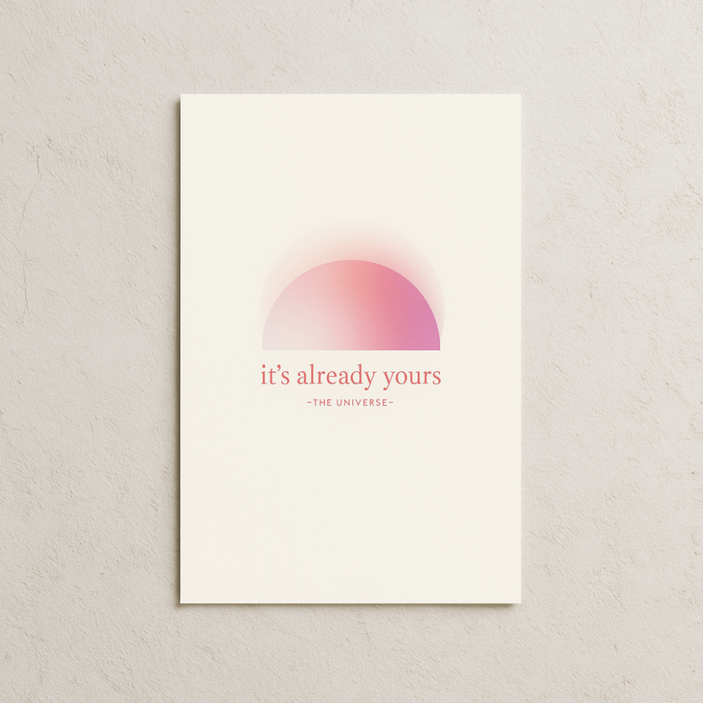 It's Already Yours Posteri-1