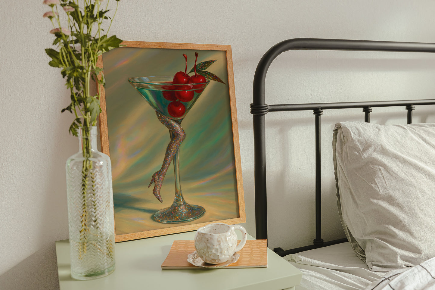 Martini Bardağında Işıltılı Dans Posteri