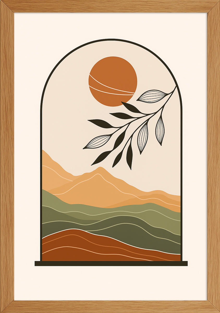 Dağ Manzarası Posteri-2