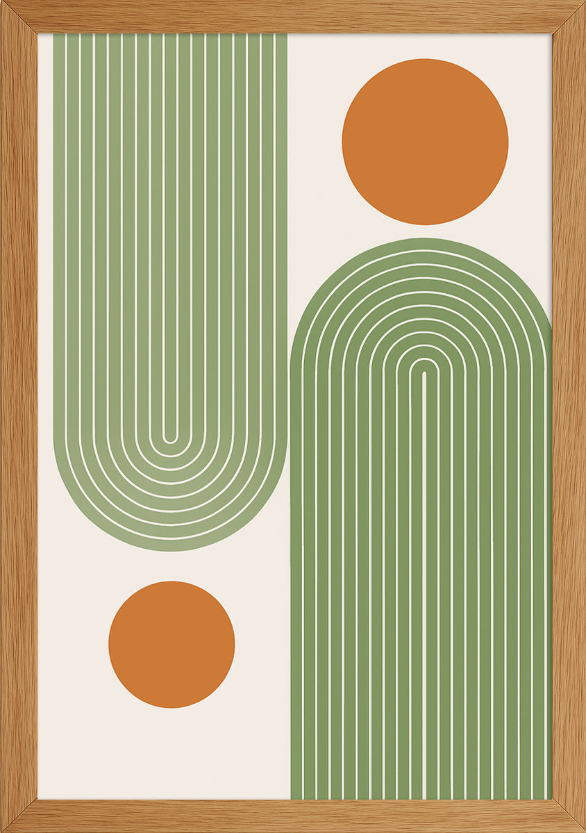 Çizgisel Formlar Posteri-3