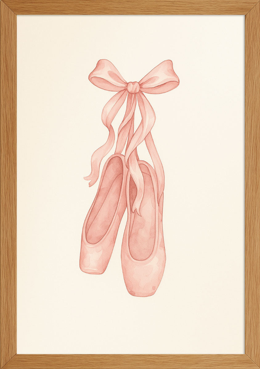 Pembe Balet Ayakkabısı Posteri