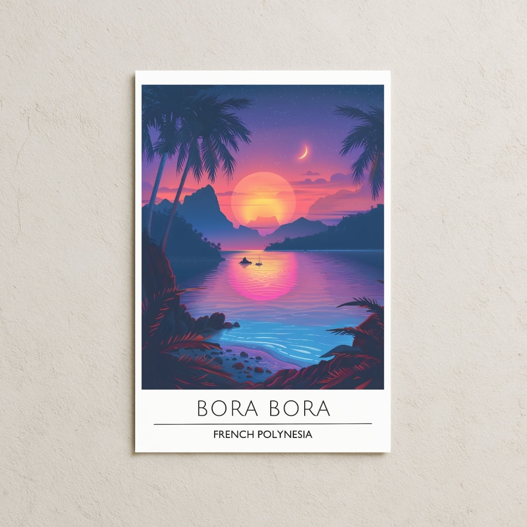 Dark Bora Bora Posteri