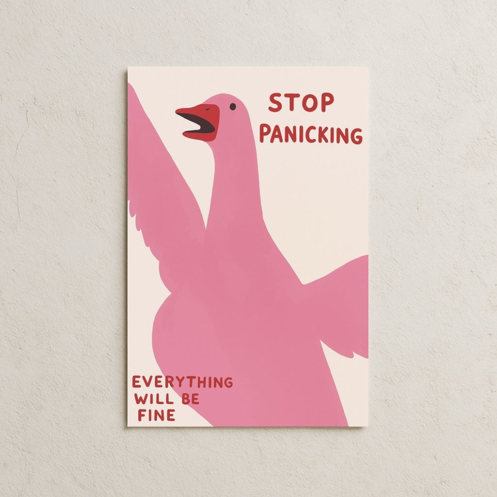 Stop Panicking Ördek Posteri