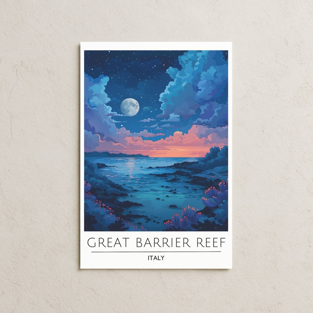 Dark Great Barrier Reef Posteri