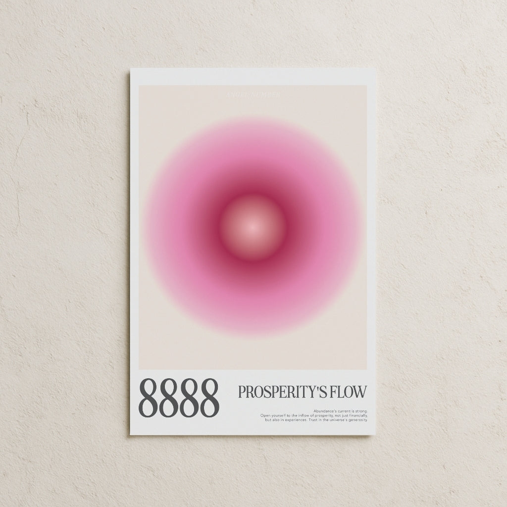 8888 Prosperity's Flow Posteri