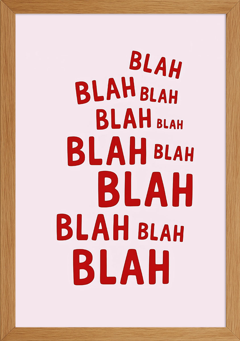 Blah Blah Blah... Posteri
