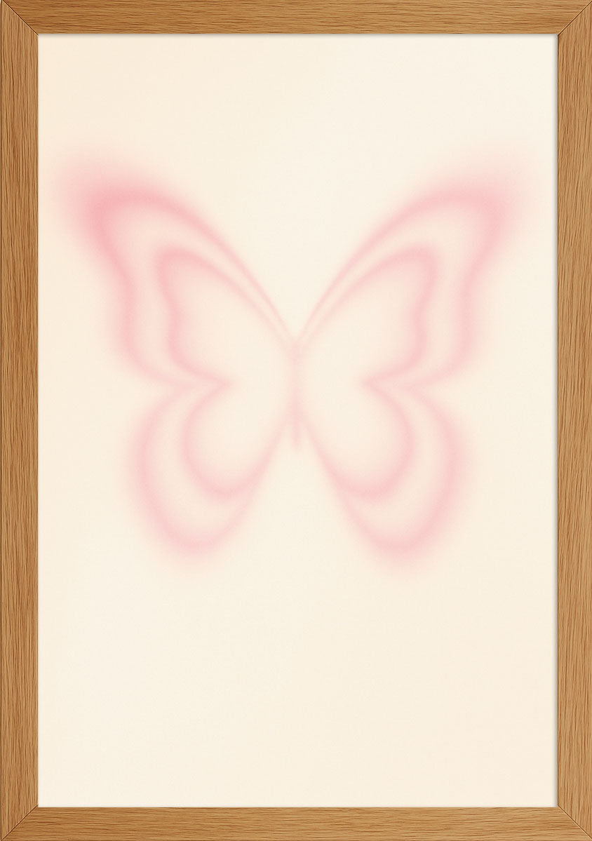 Pembe Zarif Kelebek Posteri