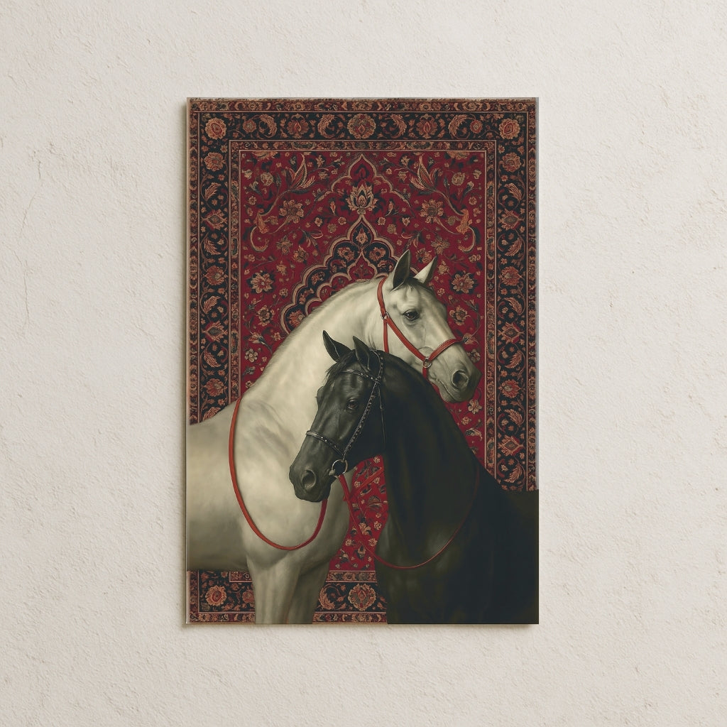 Siyah Beyaz At Posteri