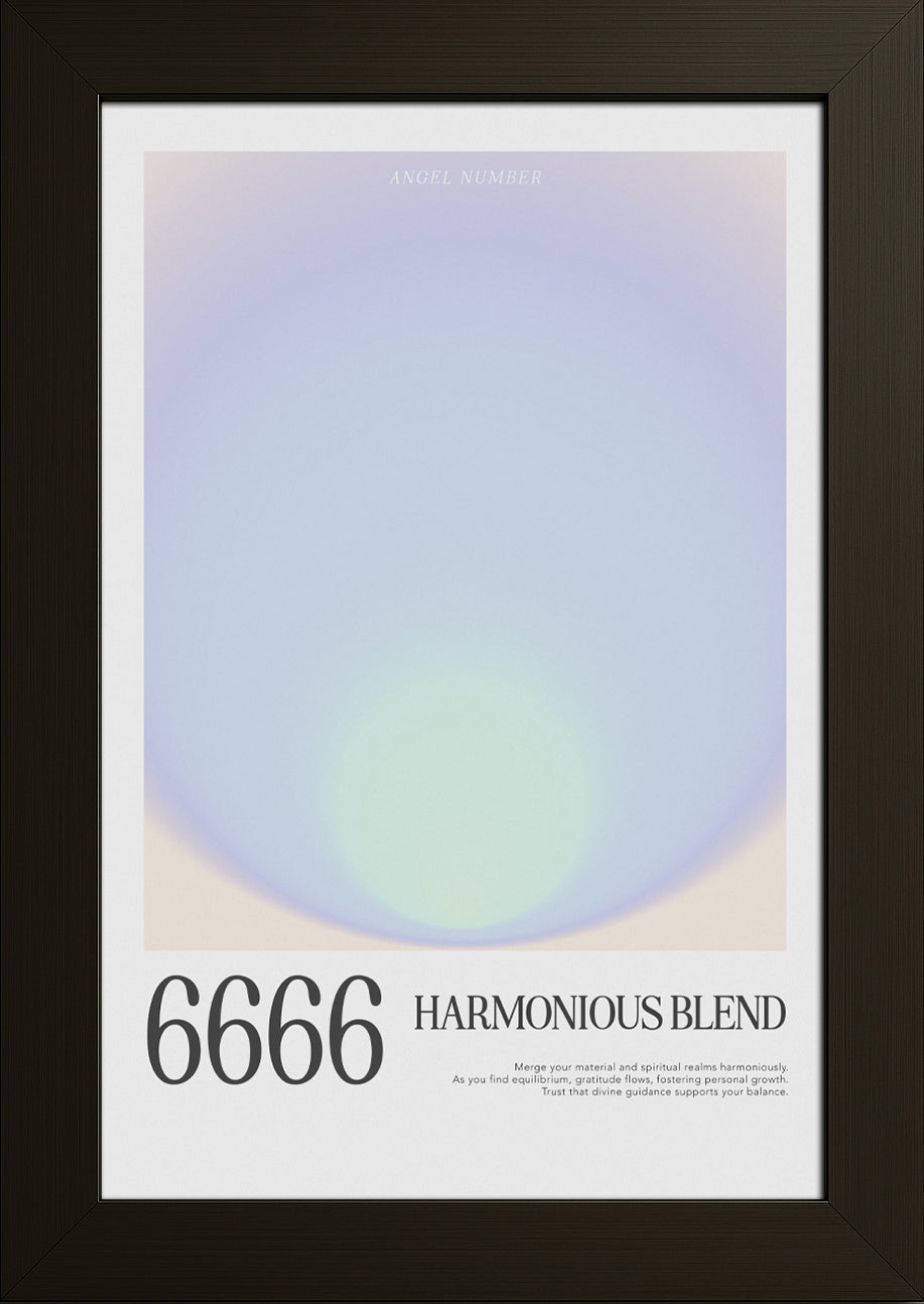 6666 Harmonious Blend Posteri