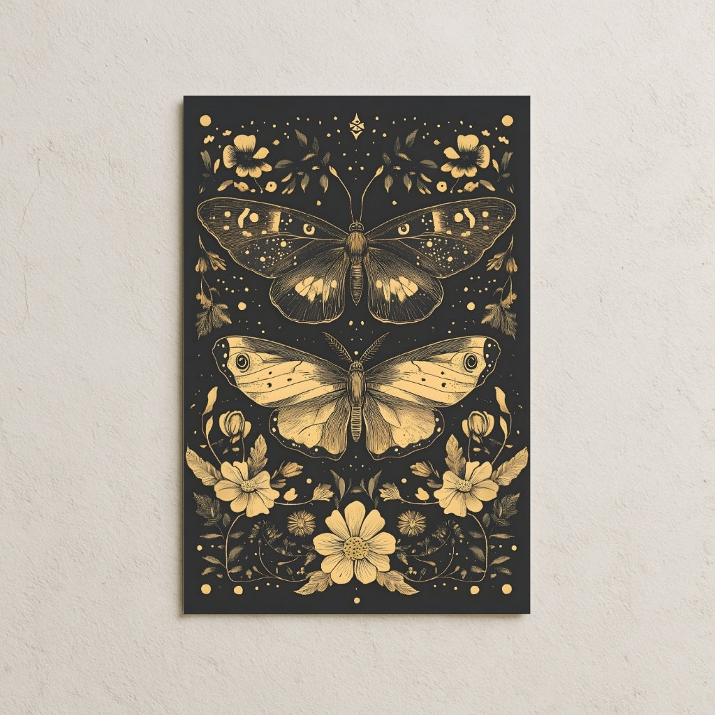 Çiçekler ve Kelebekler Posteri
