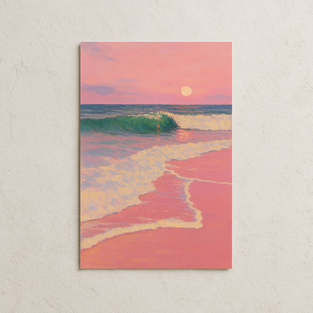 Pembe Gün Batımı Posteri