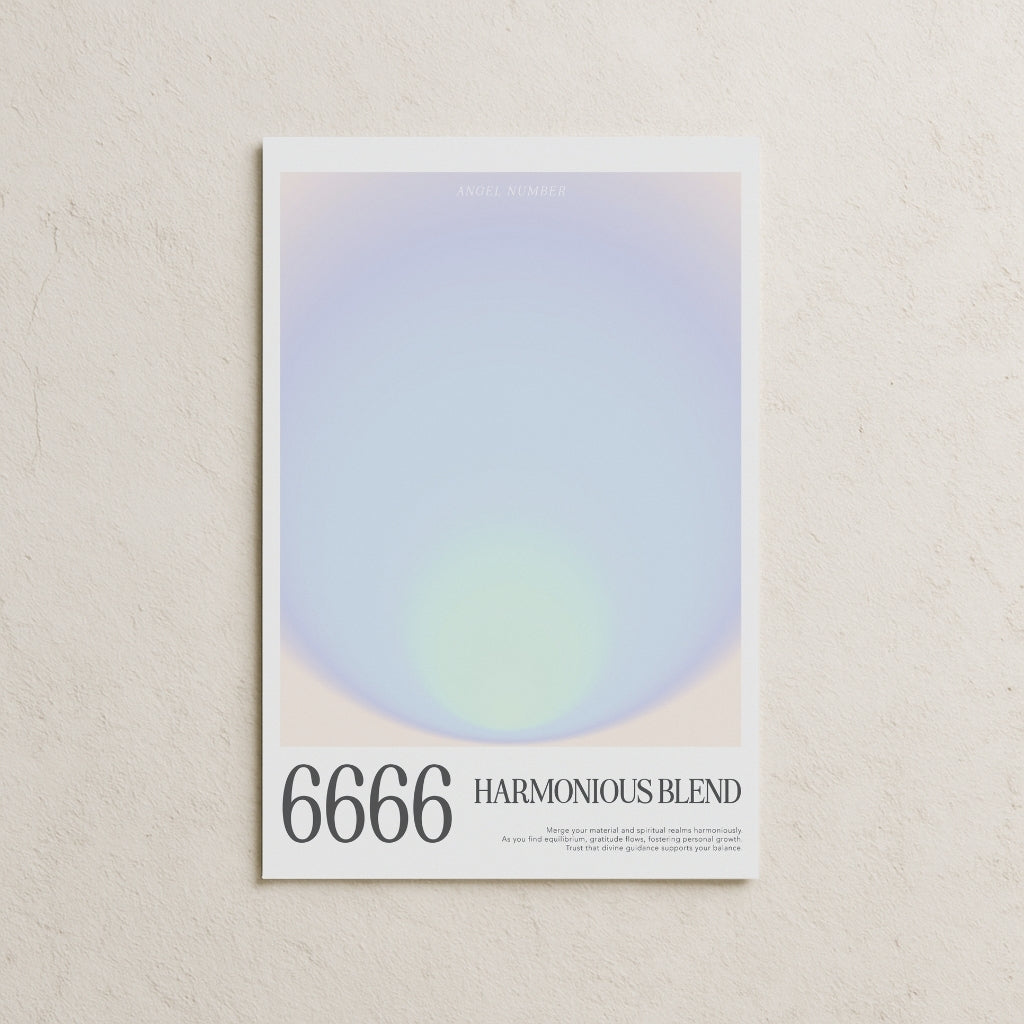 6666 Harmonious Blend Posteri