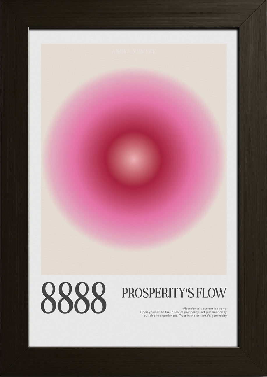 8888 Prosperity's Flow Posteri