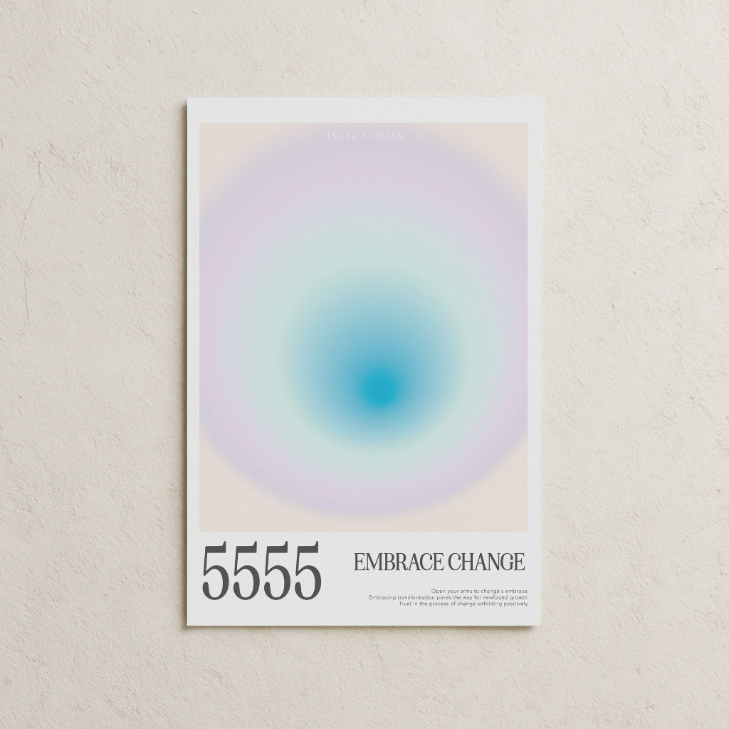 5555 Embrace Change Posteri