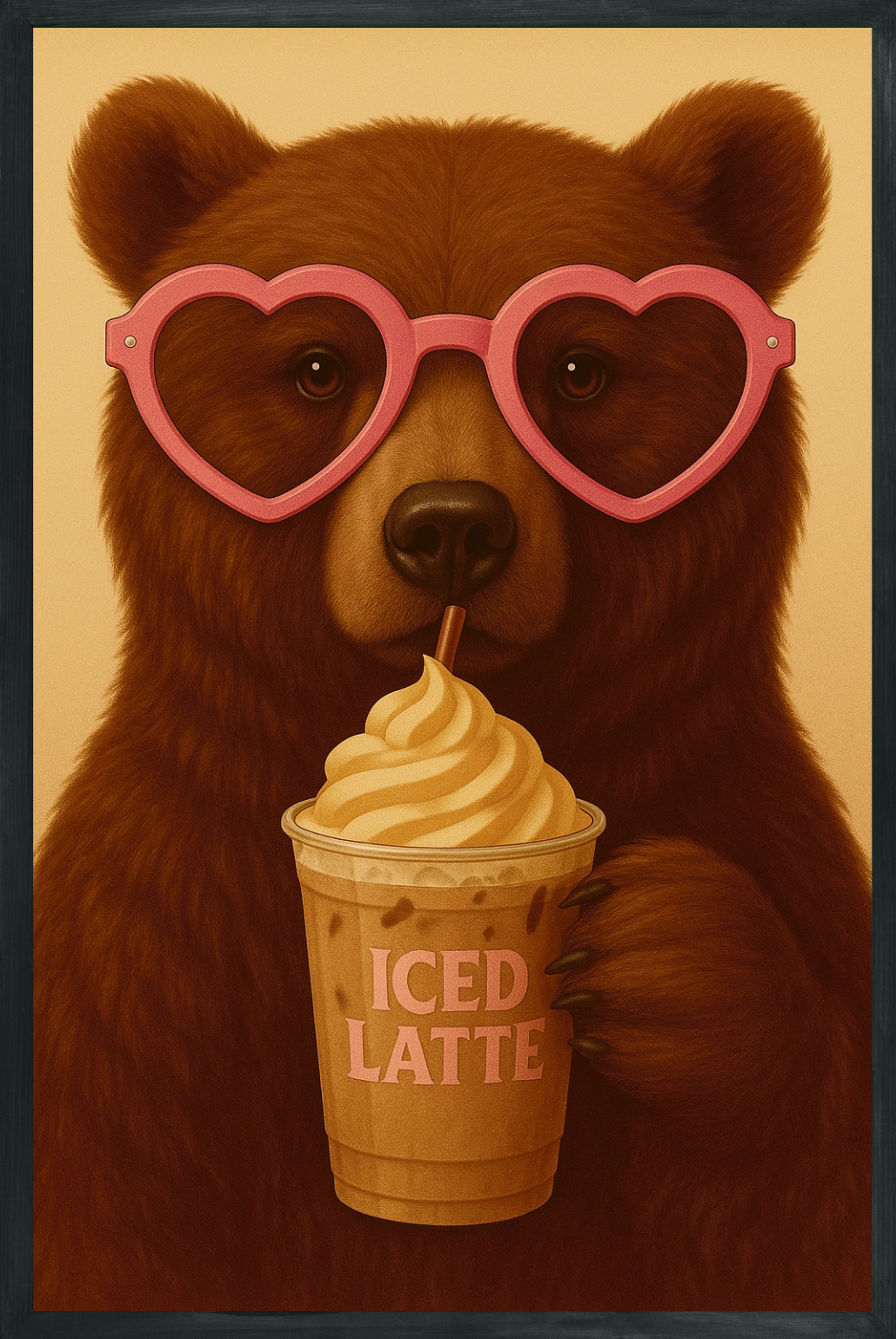Iced Latte Ayı Posteri