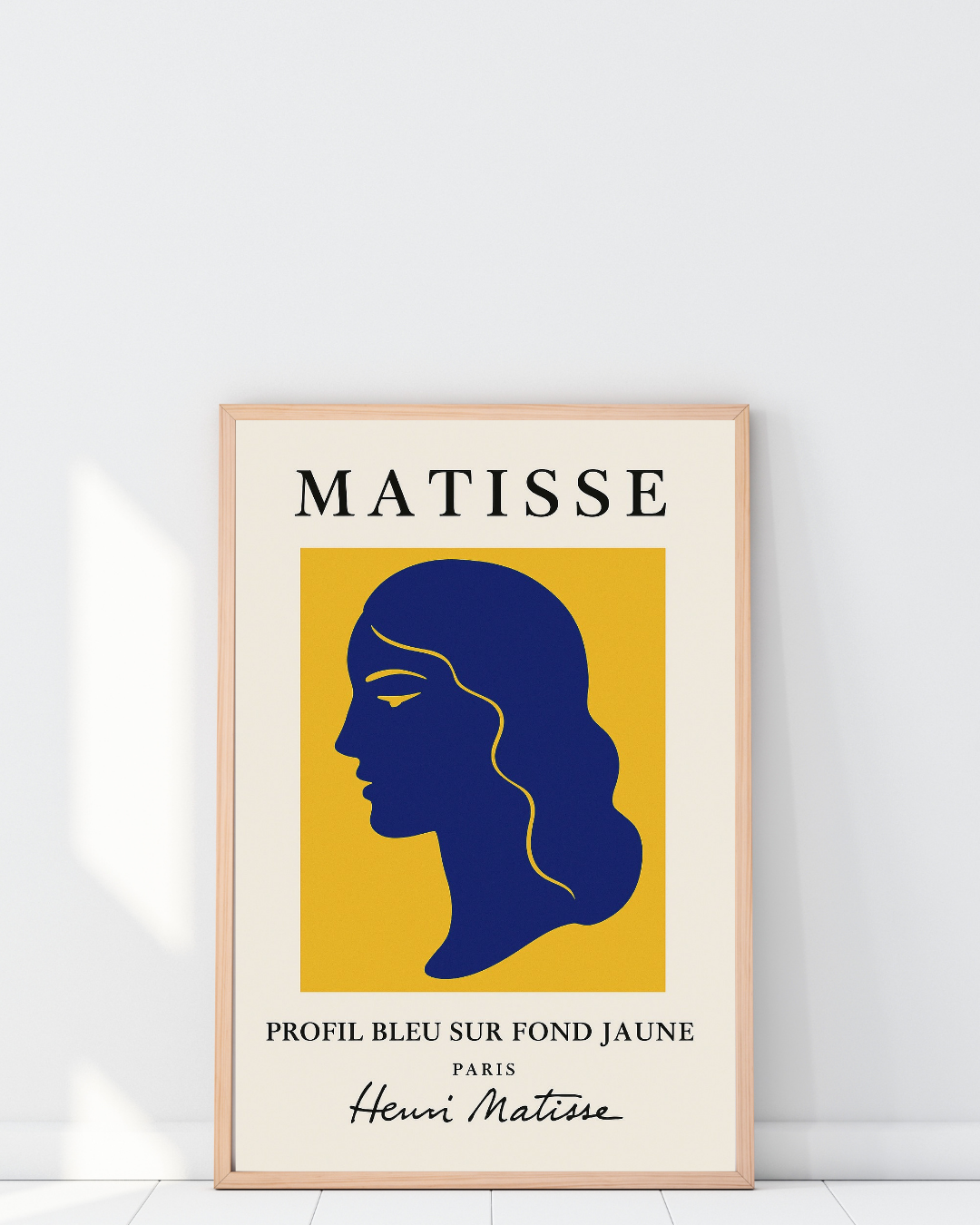 Matisse Profil Bleu Posteri