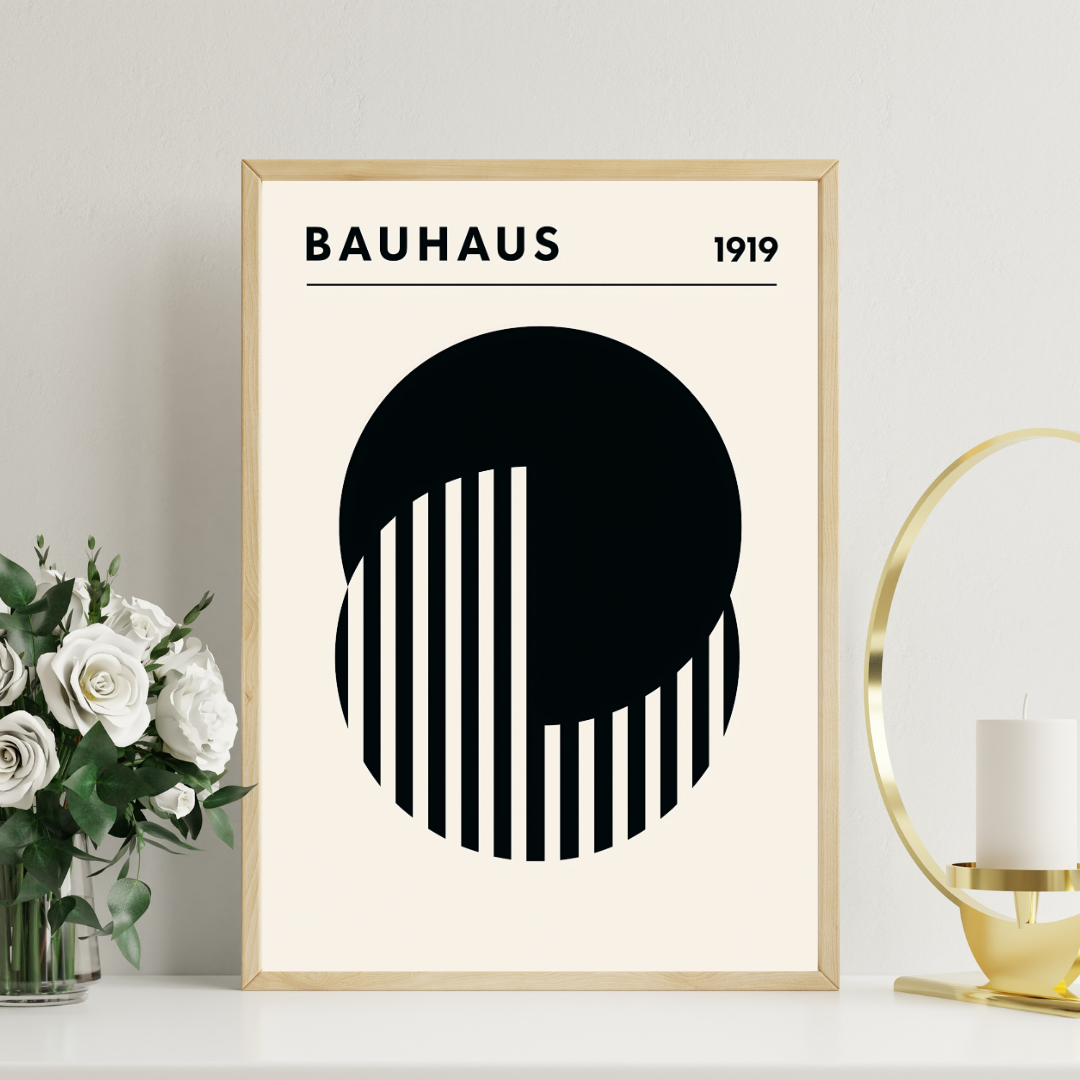 Bauhaus 1919 Black Posteri