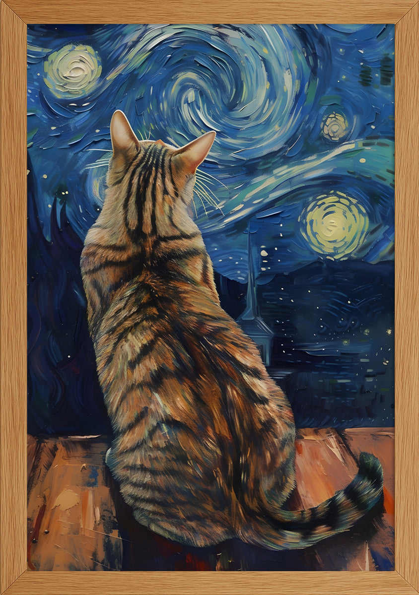 A Starry Cat Posteri