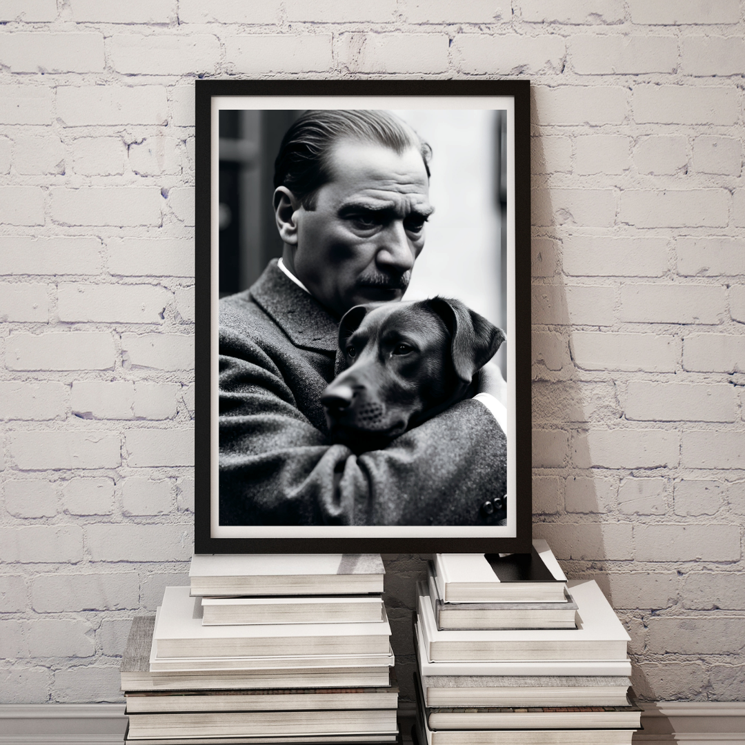 Atatürk ve Köpeği Posteri