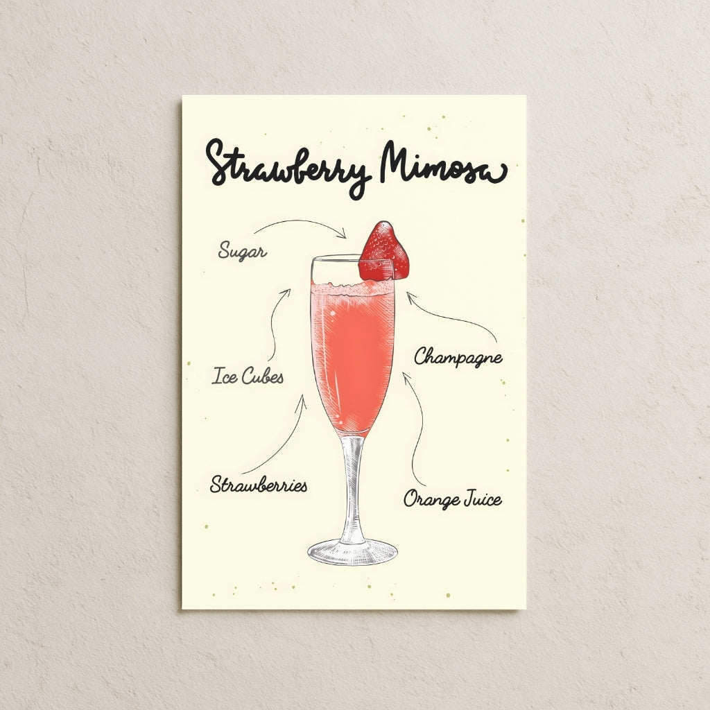 Strawberry Mimosa Posteri