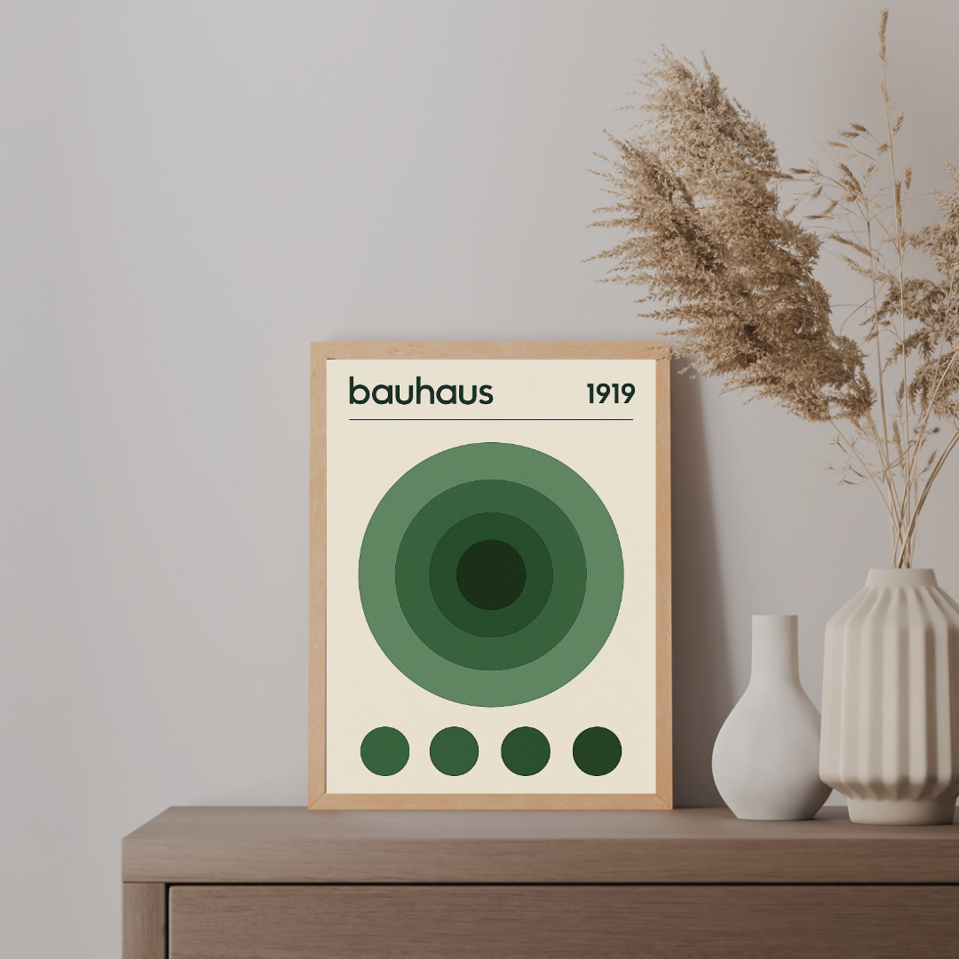 Bauhaus Green Eye Posteri