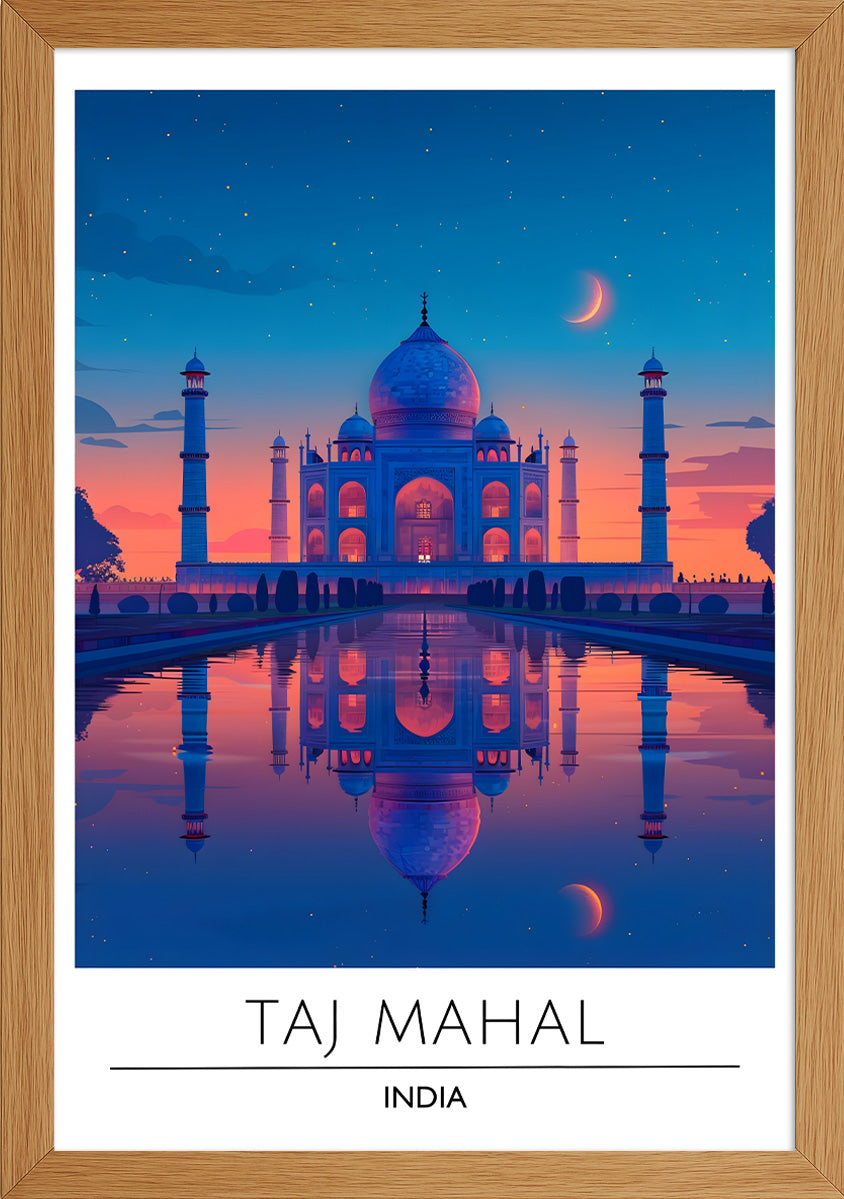 Dark Taj Mahal Posteri