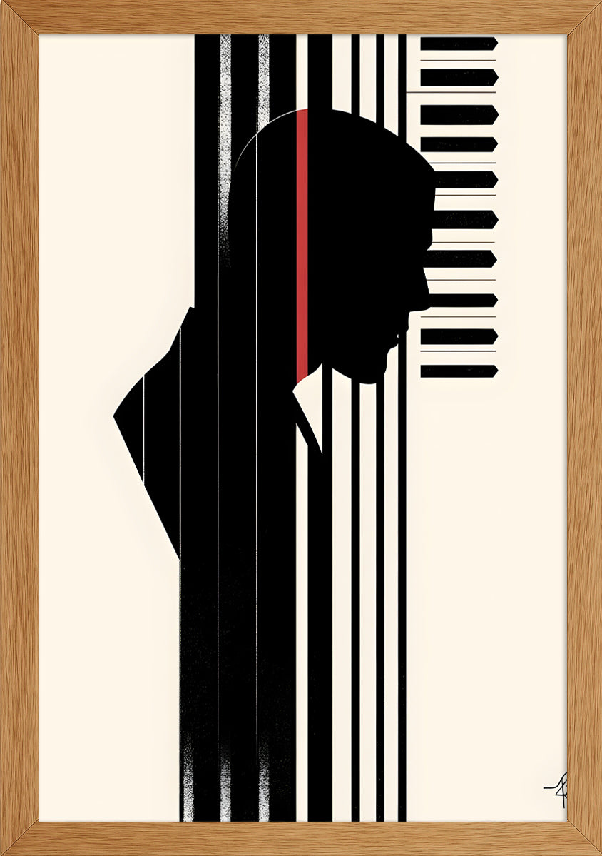 Çizgilere Sıkışmış Adam Posteri