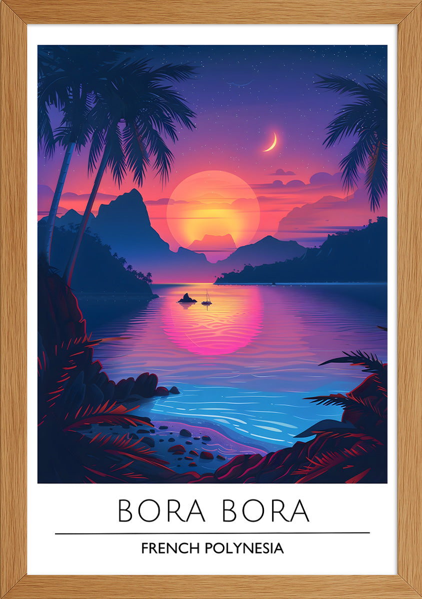 Dark Bora Bora Posteri