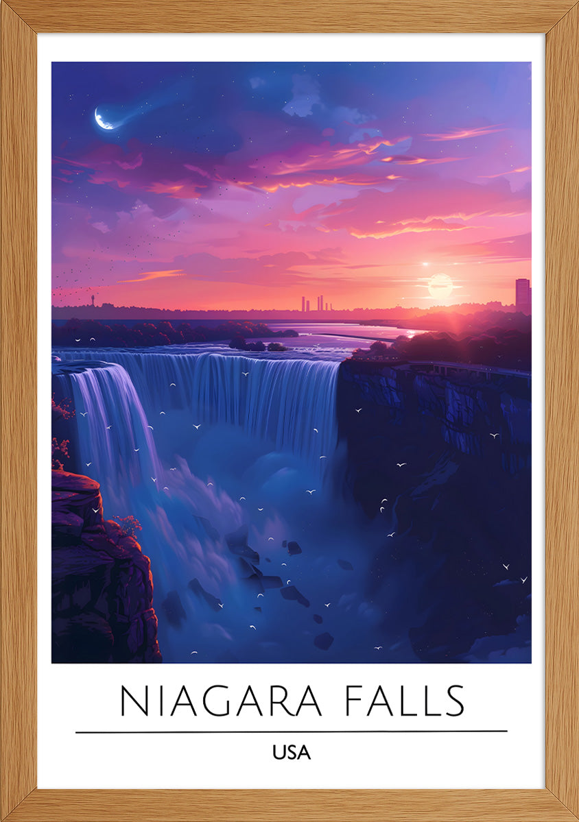 Dark Niagara Falls Posteri