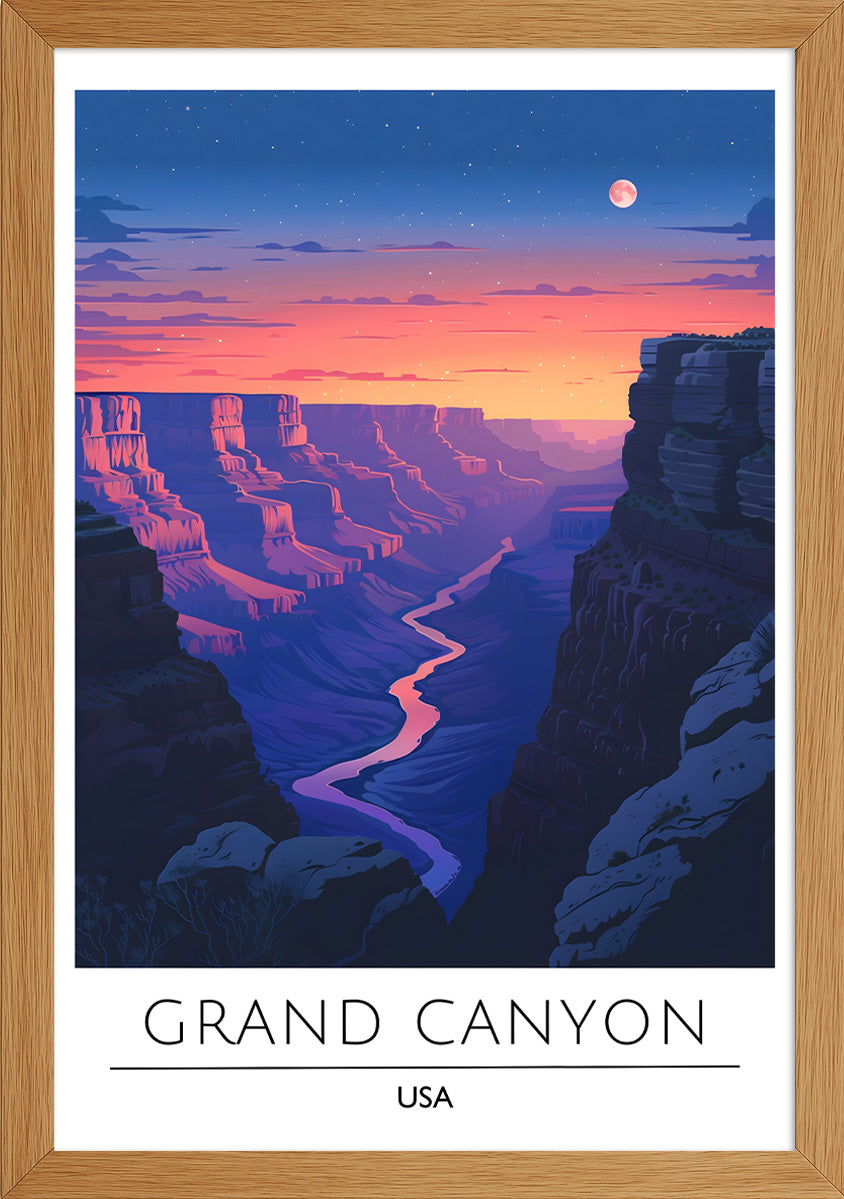 Dark Grand Canyon Posteri