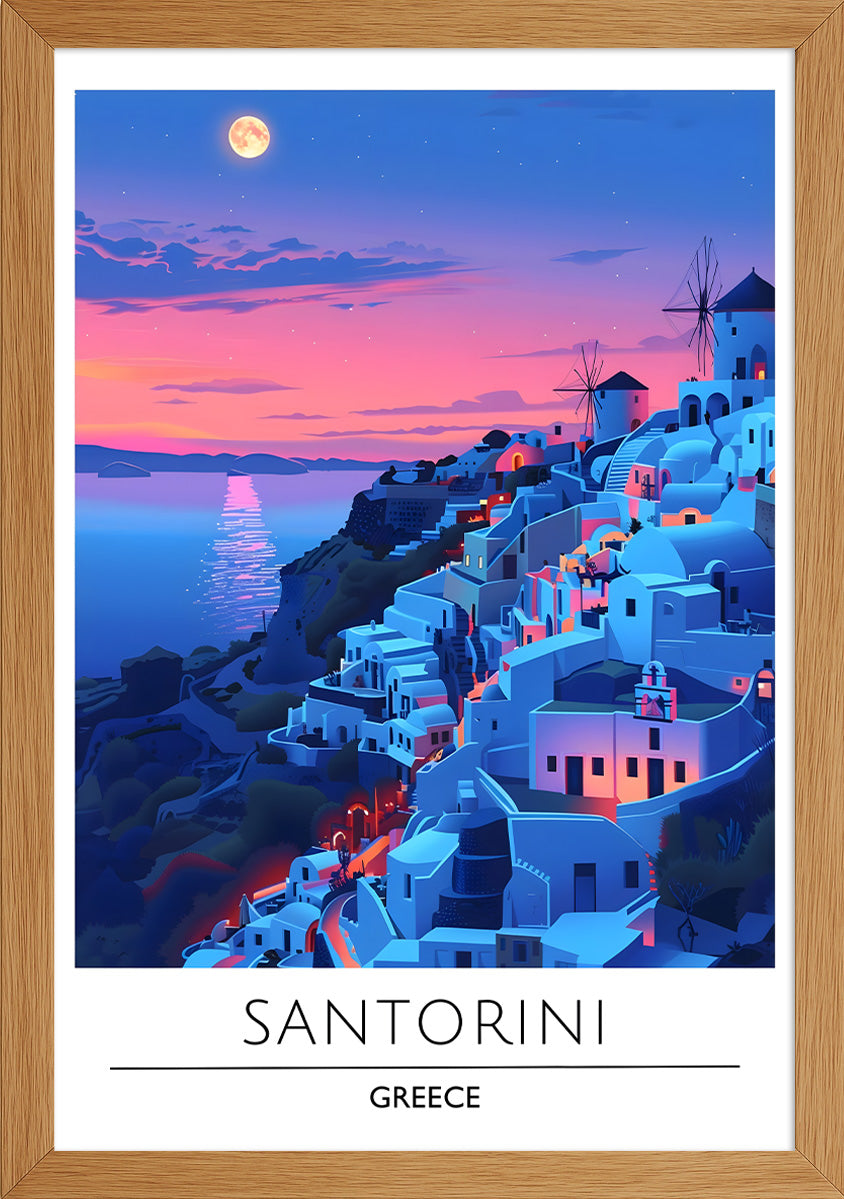 Dark Santorini Posteri