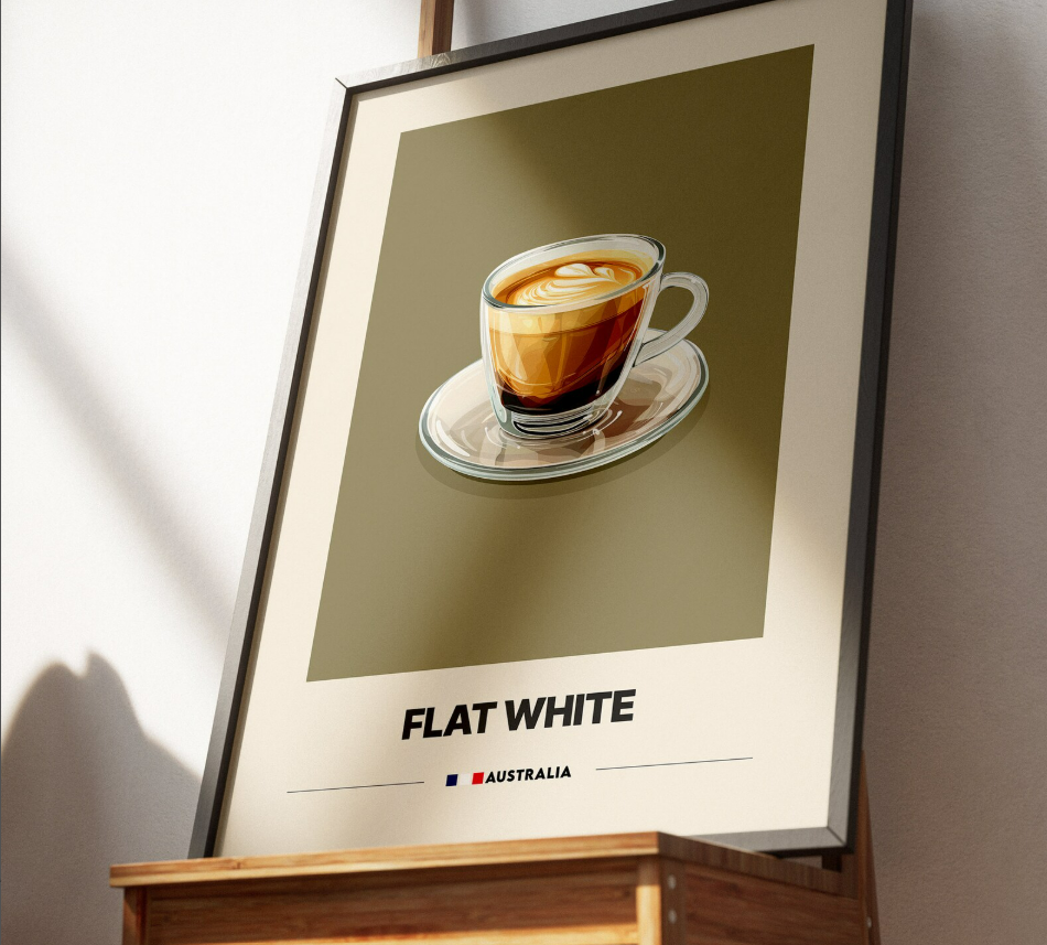 Flat White Posteri