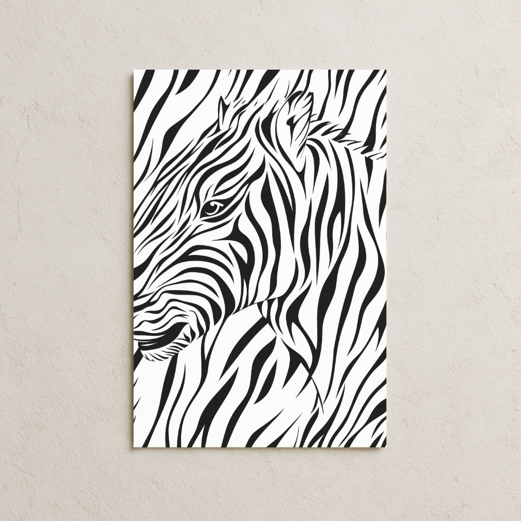 Kamufle Zebra Posteri