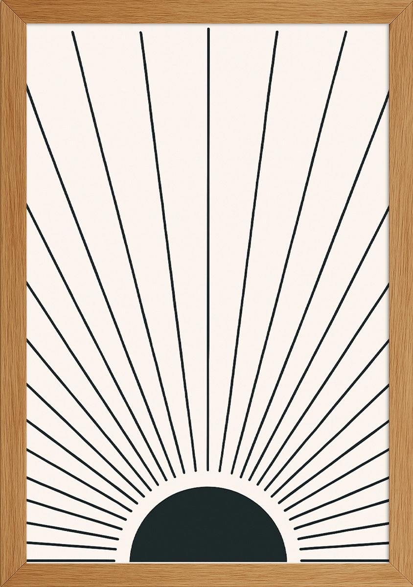 Çizgisel Güneş Işınları Posteri