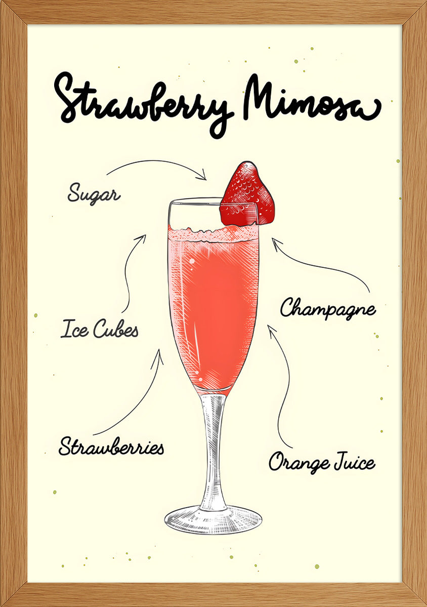 Strawberry Mimosa Posteri