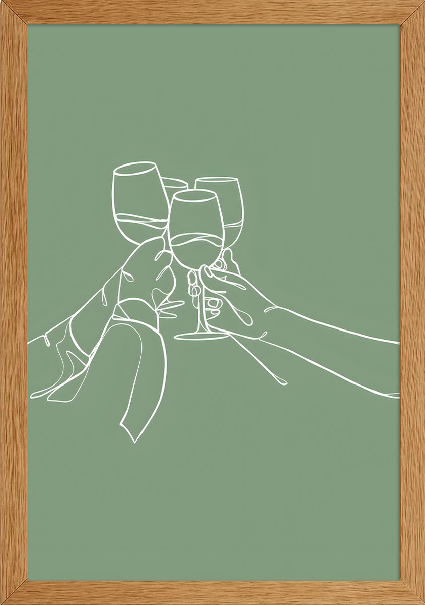 Cheers Çizim Posteri