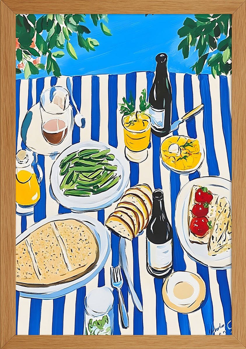 Piknik Temalı Poster