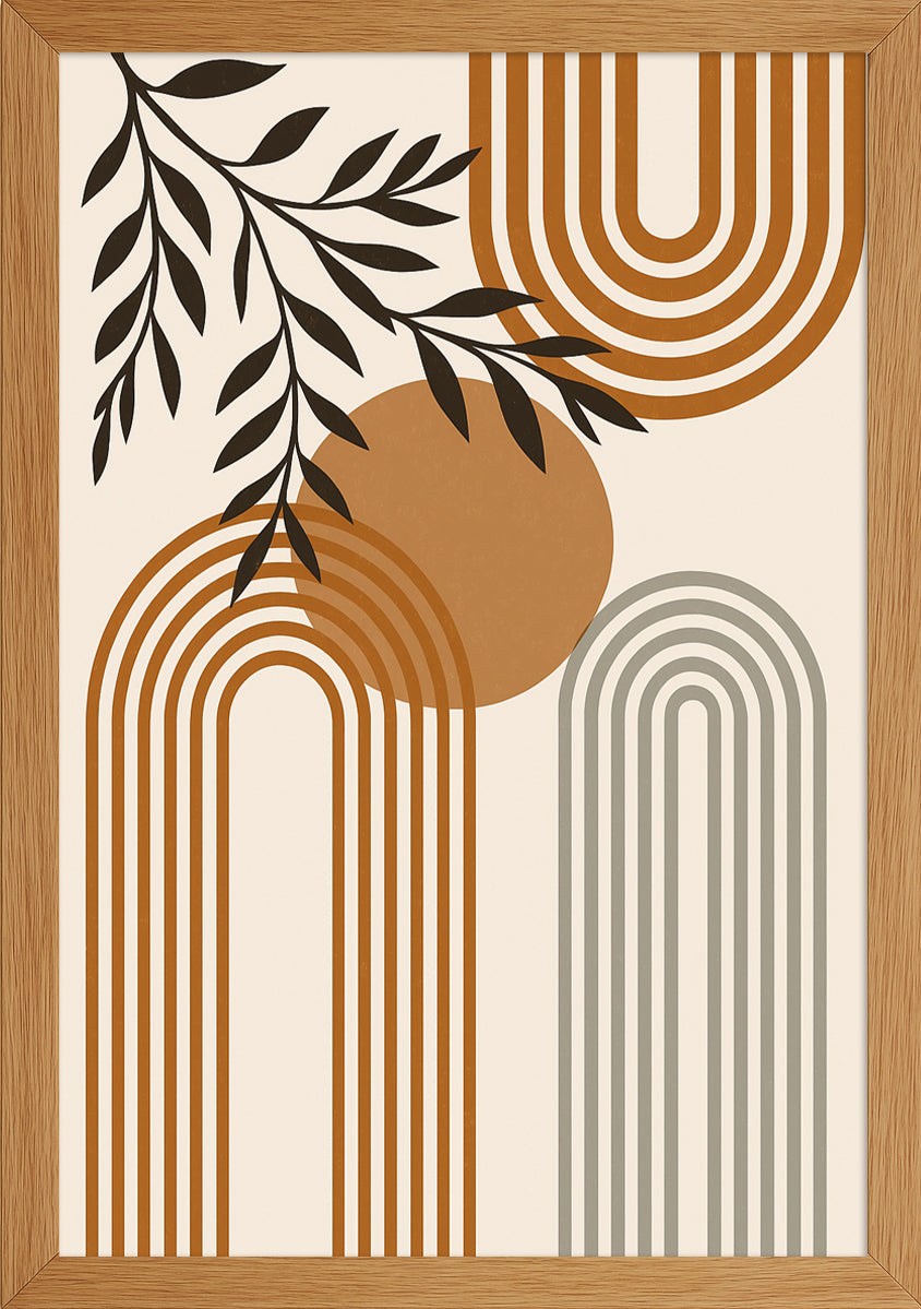 Çizgisel Formlar Posteri-9