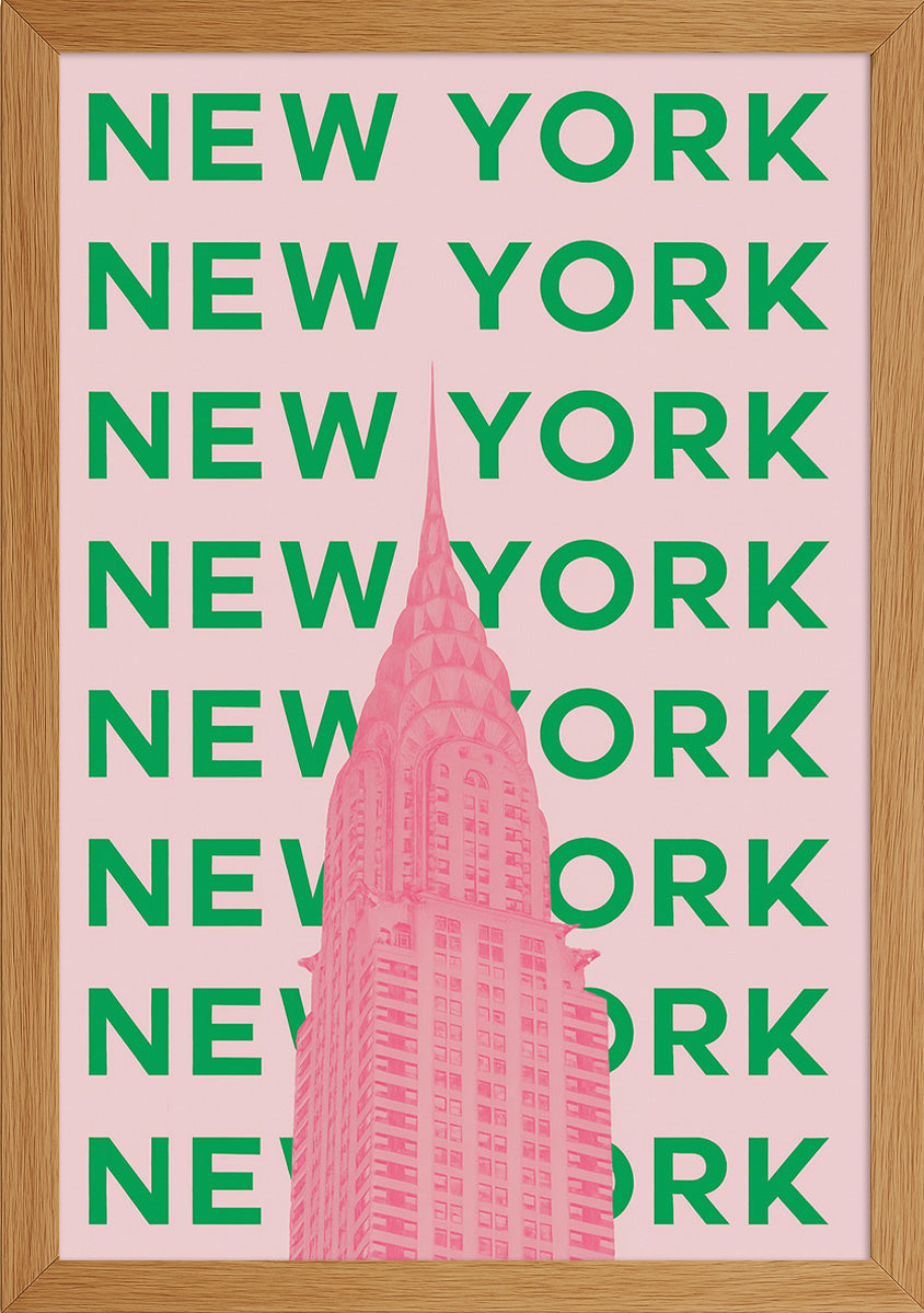 New York Empire State Binası Posteri