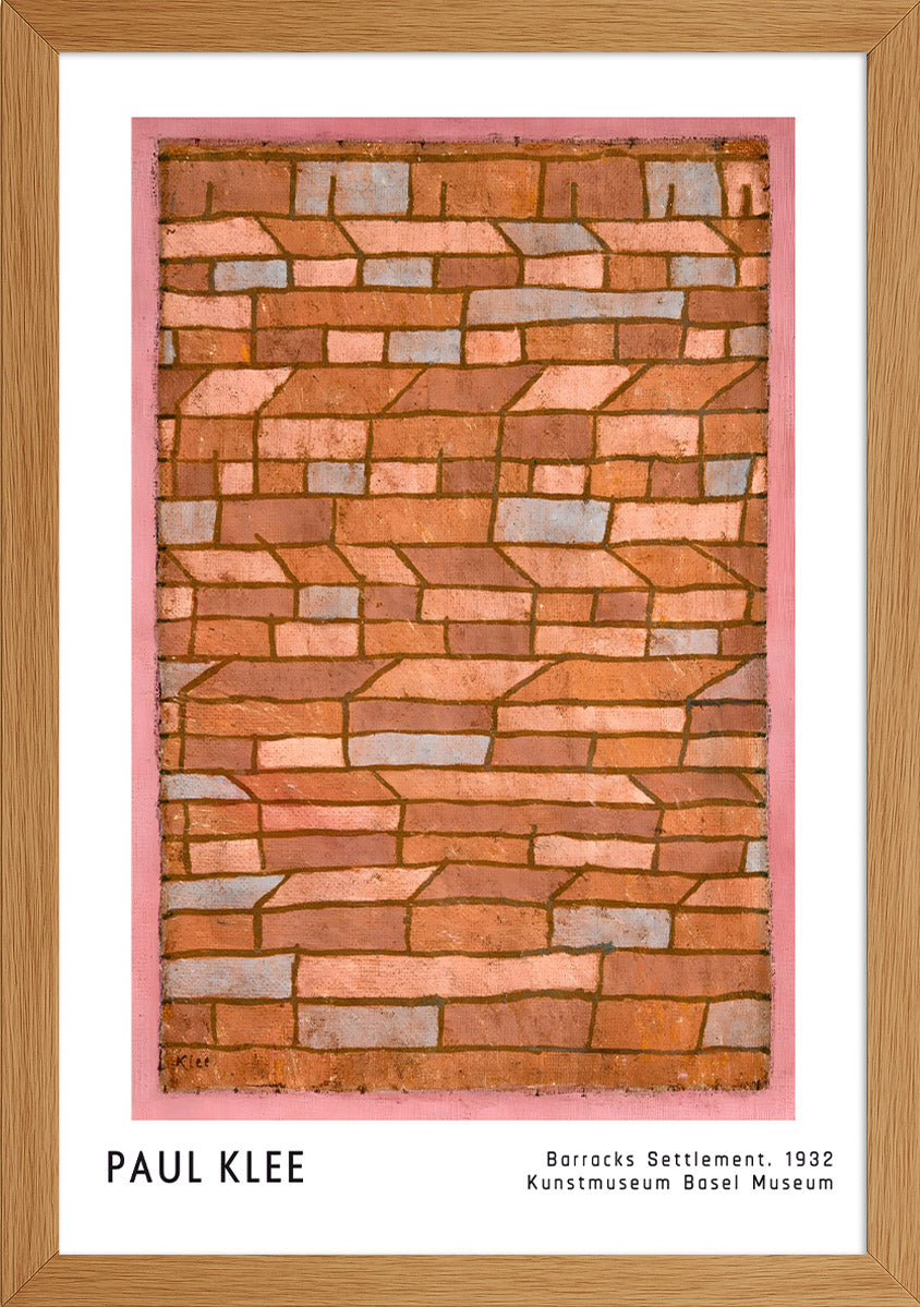 Paul Klee - Barracks Settlement, 1932 Posteri