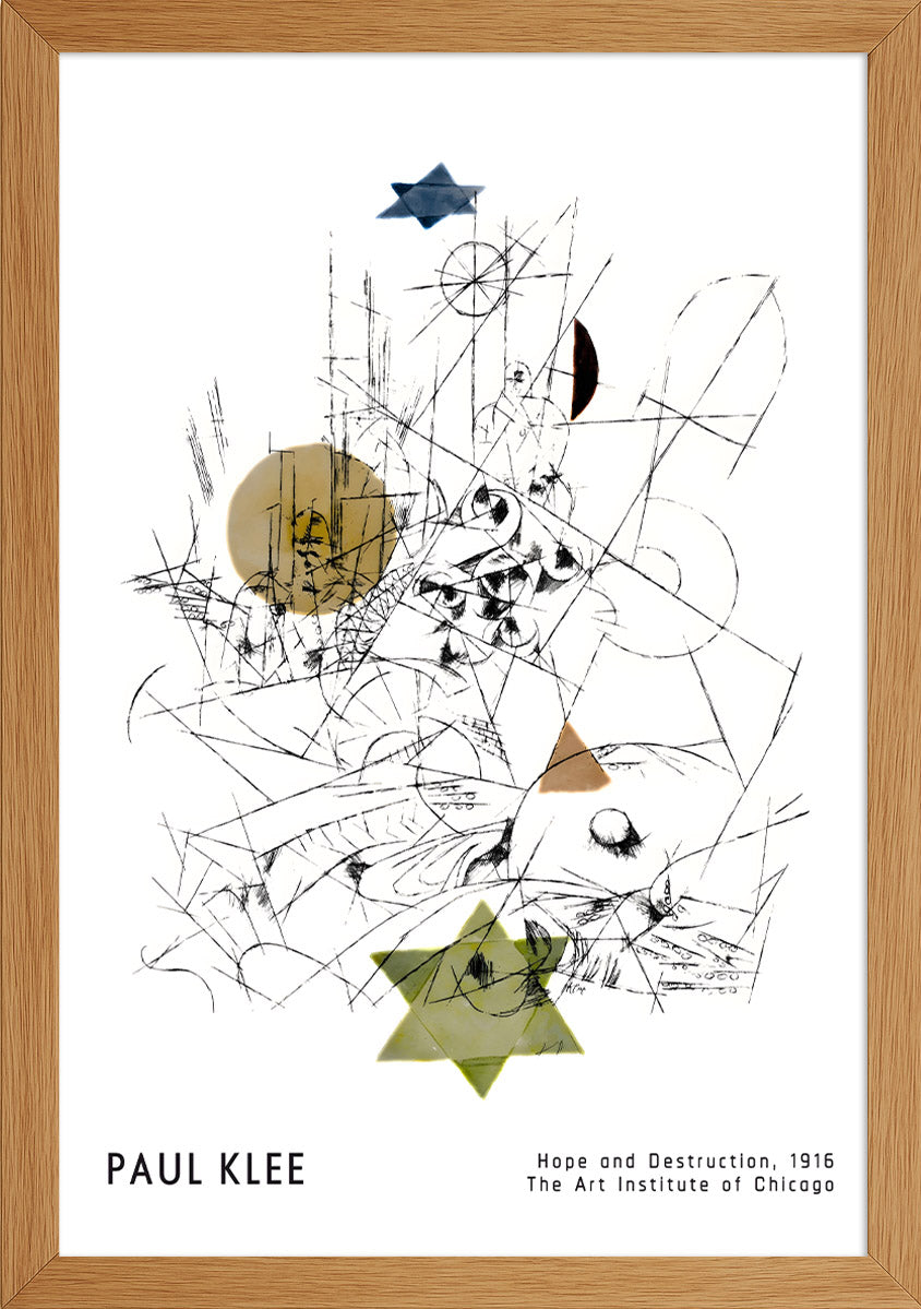 Paul Klee - Hope And Destruction, 1916 Posteri