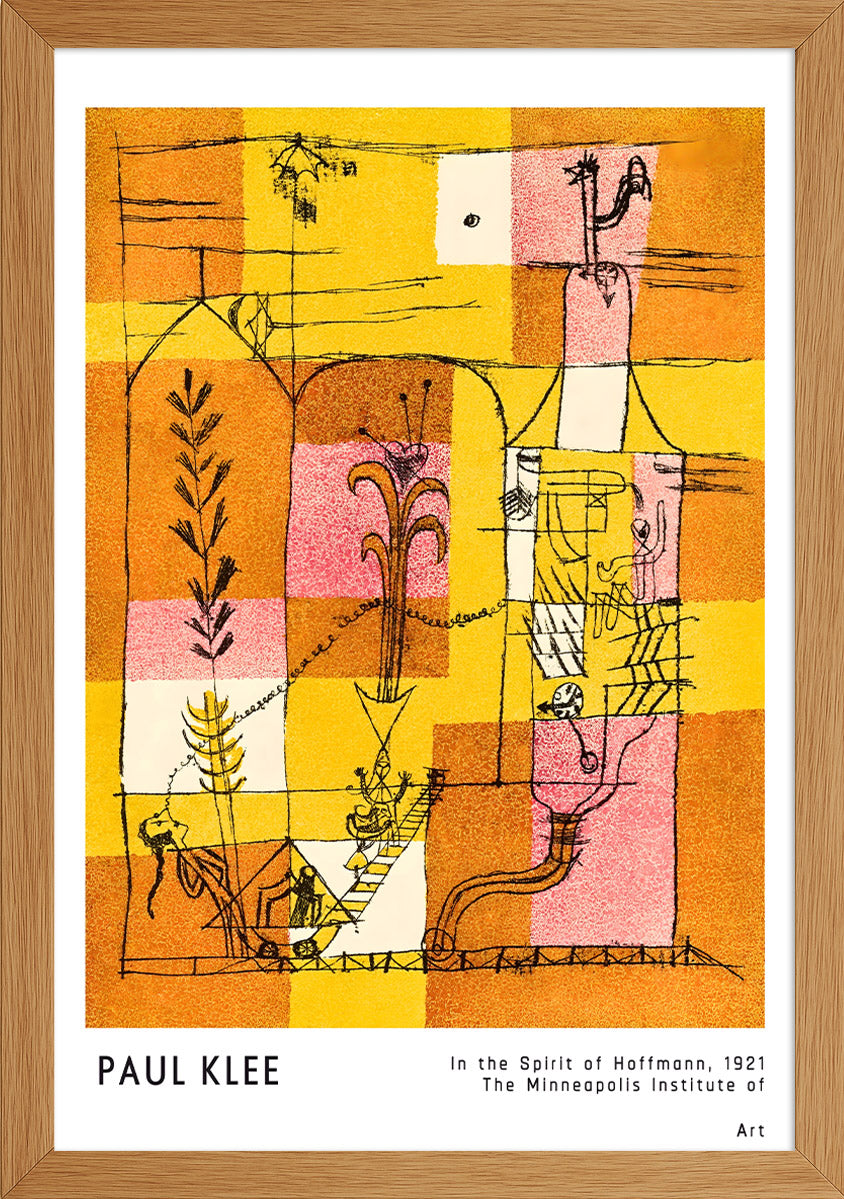 Paul Klee - In The Spirit Of Hoffmann, 1921 Posteri
