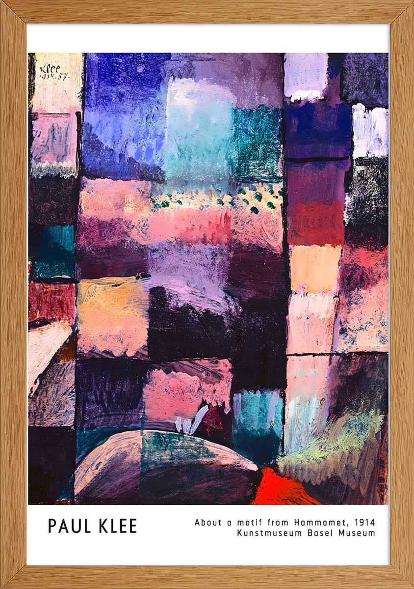 Paul Klee - About A Motif From Hammamet, 1914 Posteri