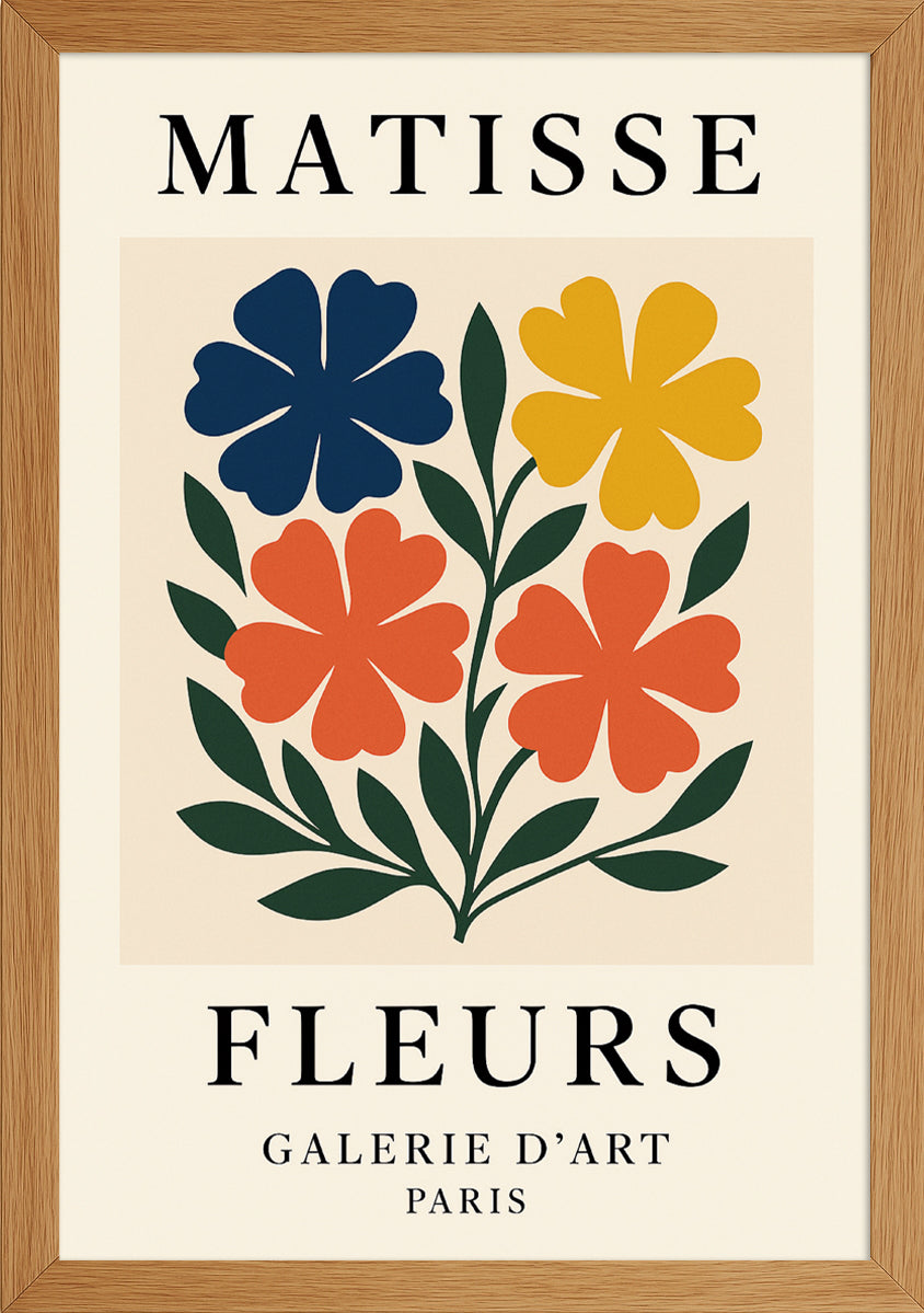 Matisse Fleurs Posteri