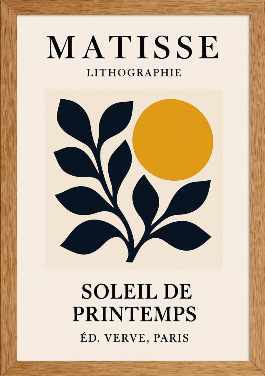 Matisse Soleil De Printemps Posteri