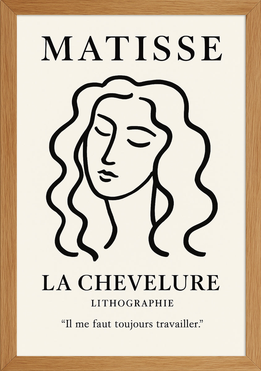 Matisse La Chevelure Posteri