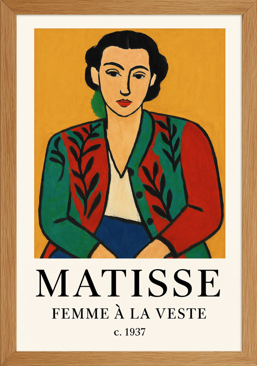 Matisse Femme A La Veste Posteri