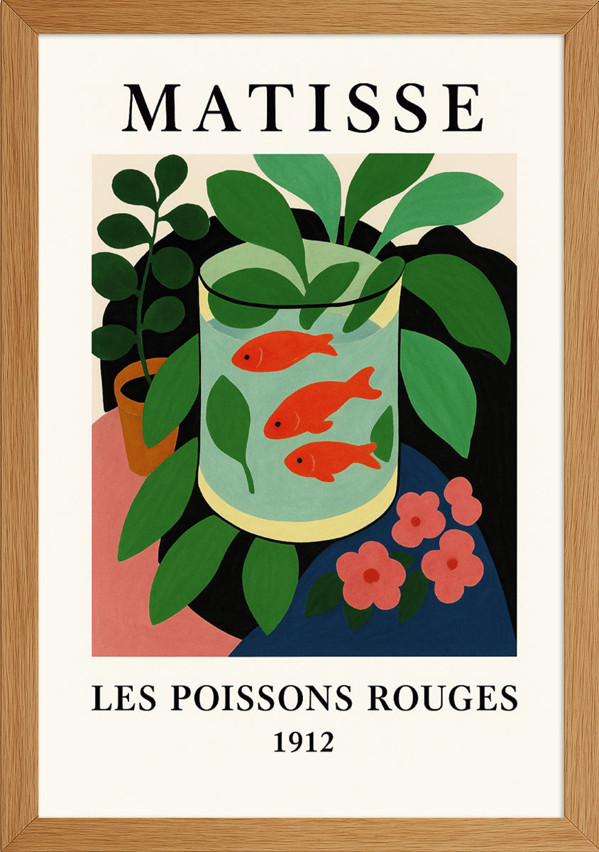 Matisse Les Poissons Rouges Posteri