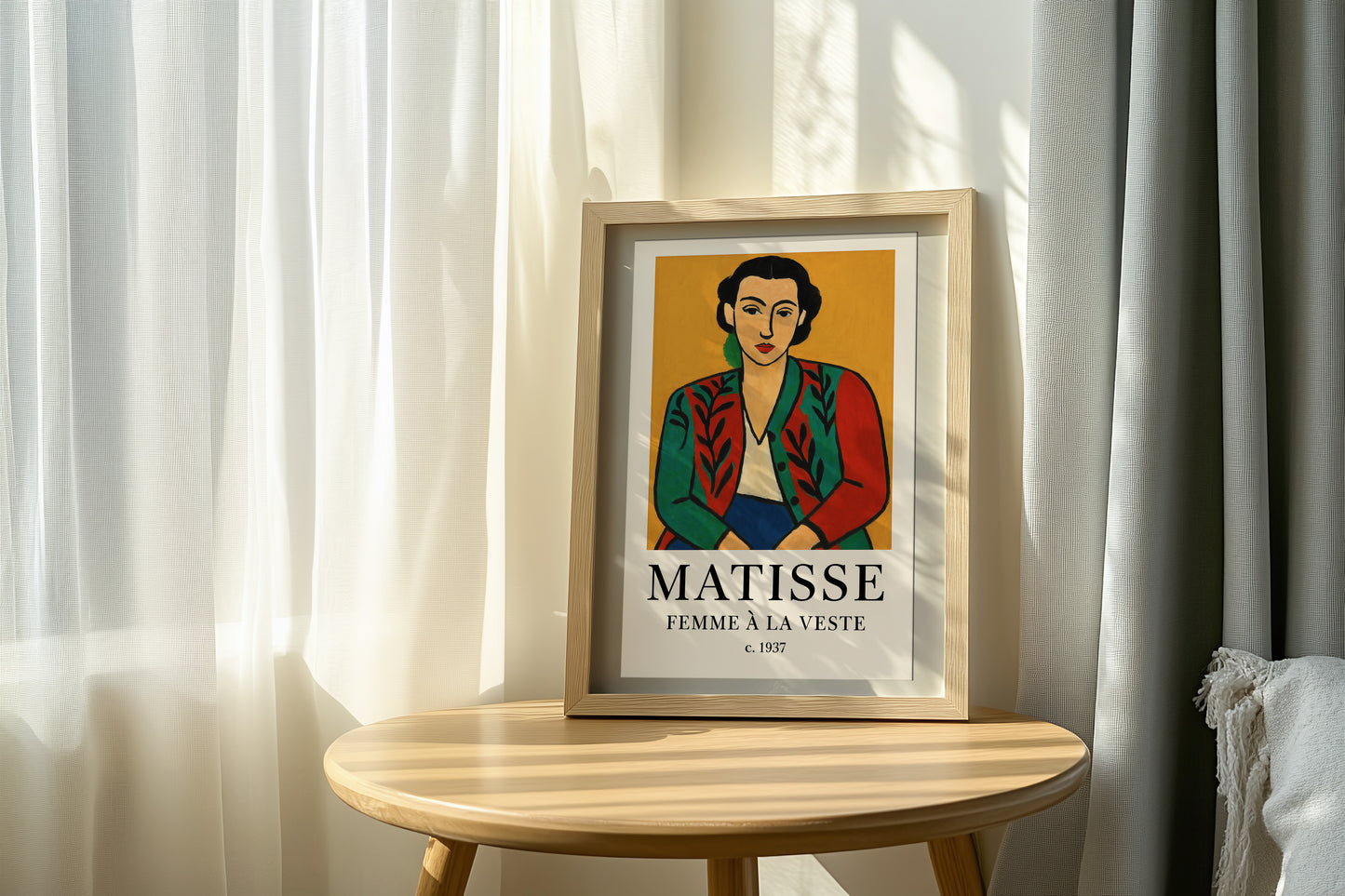 Matisse Femme A La Veste Posteri